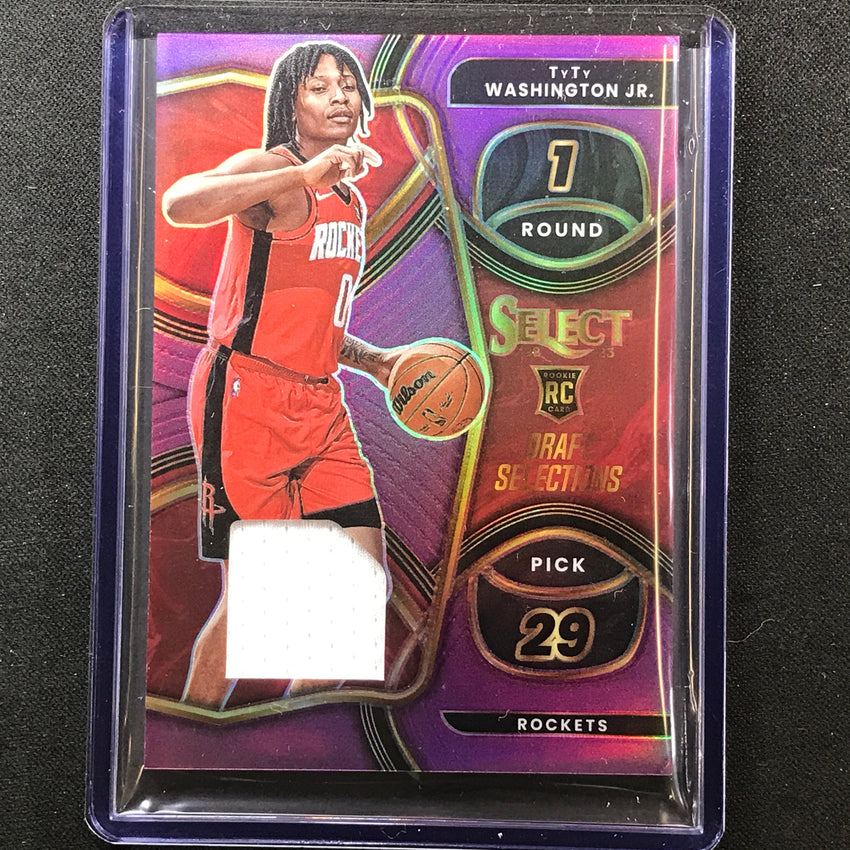 2022-23 Select Tyty Washington Jr. Draft Selections Rookie Jersey Purple 47/99