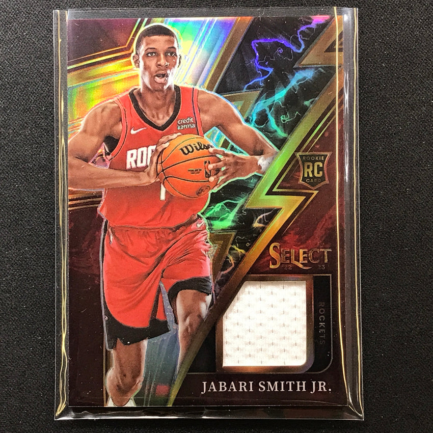 2022-23 Select Jabari Smith Jr. Sparks Rookie Jersey Silver Prizm No Js