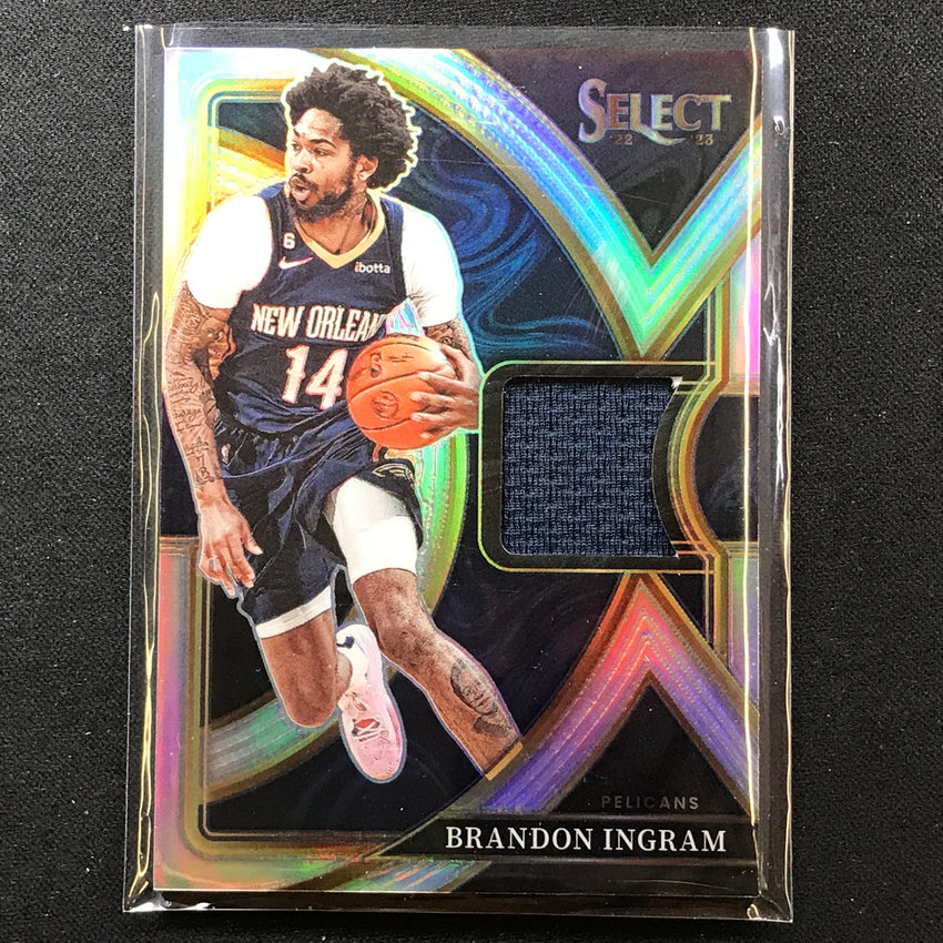2022-23 Select Brandon Ingram Selective Swatches Jersey Silver Prizm No Bi