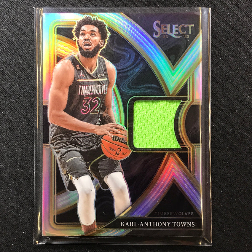 2022-23 Select Karl-anthony Towns Selective Swatches Jersey Silver Prizm No Ka