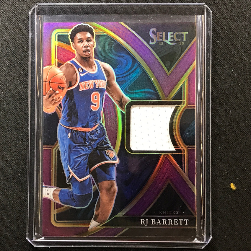 2022-23 Select Rj Barrett Selective Swatches Jersey Purple 39/99