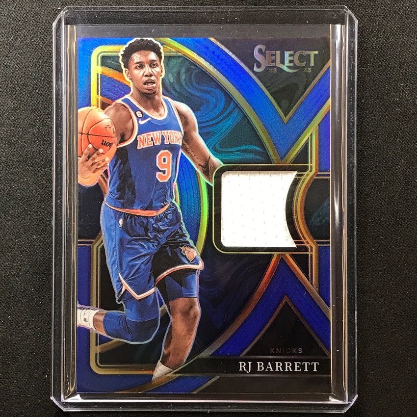 2022-23 Select Rj Barrett Selective Swatches Jersey Blue 63/75