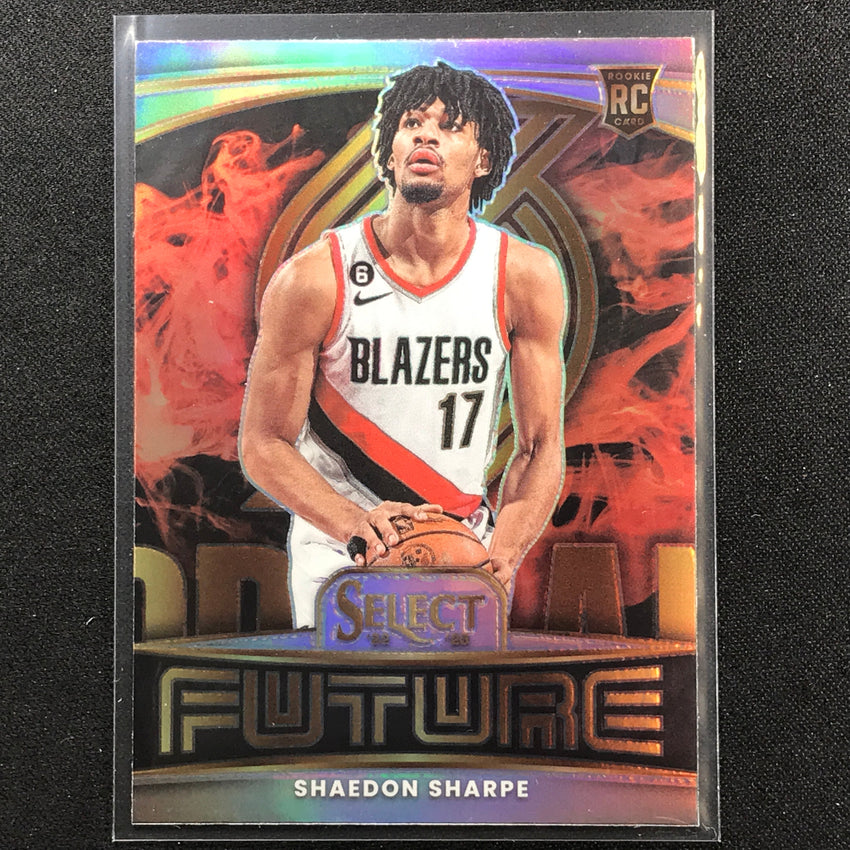 2022-23 Select Shaedon Sharpe Select Future Rookie Silver Prizm Sp No 21