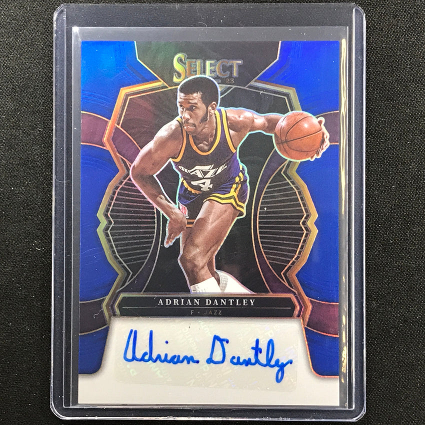2022-23 Select Adrian Dantley Signatures Auto Blue 6/49