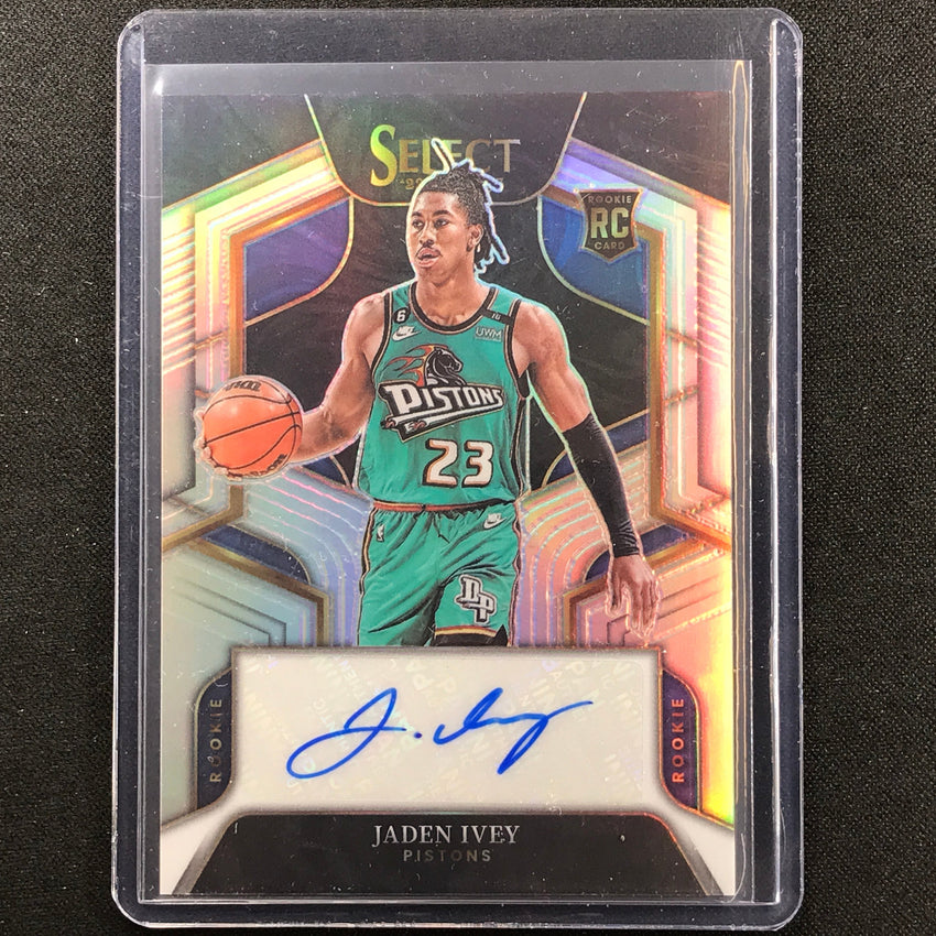2022-23 Select Jaden Ivey Rookie Signatures Auto Silver Prizm 180/249
