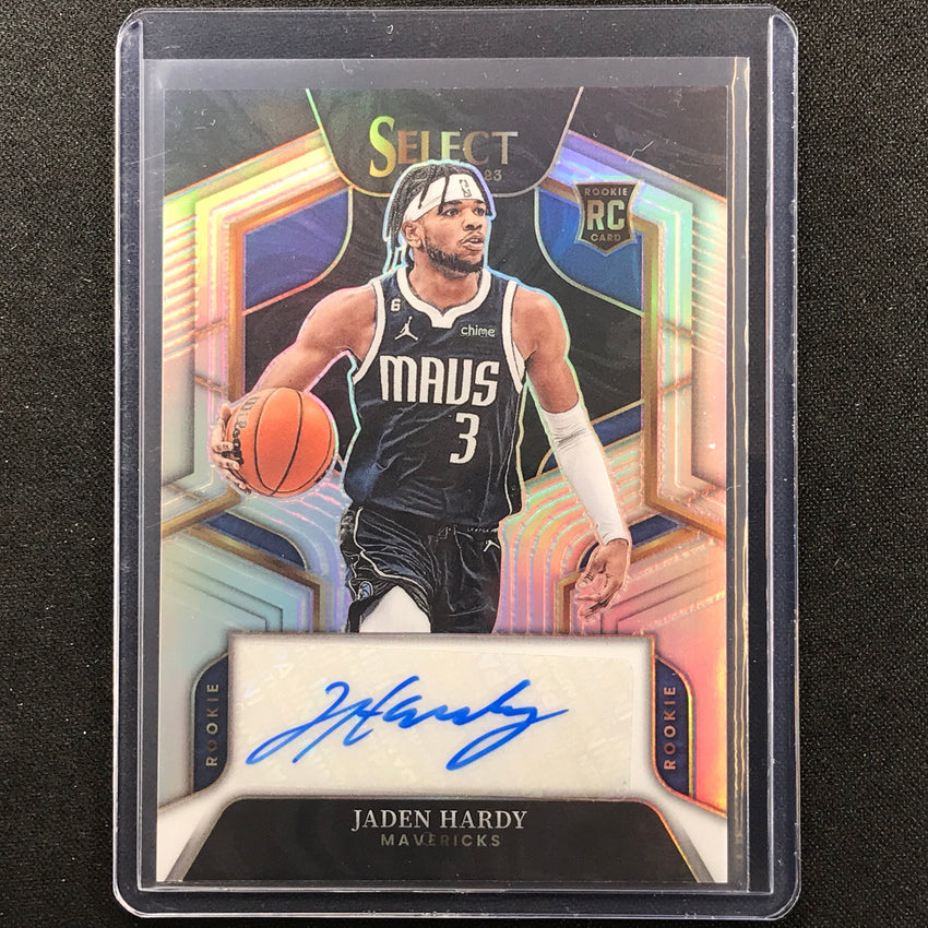 2022-23 Select Jaden Hardy Rookie Signatures Auto Silver Prizm 230/249