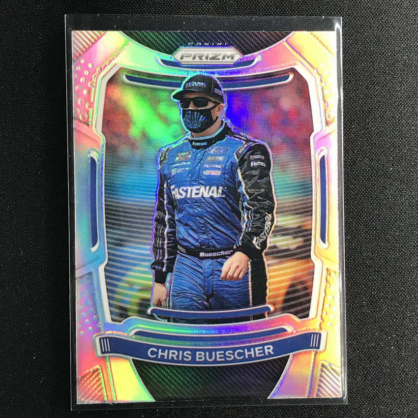 2021 Prizm Racing CHRIS BUESCHER Silver Prizm #37