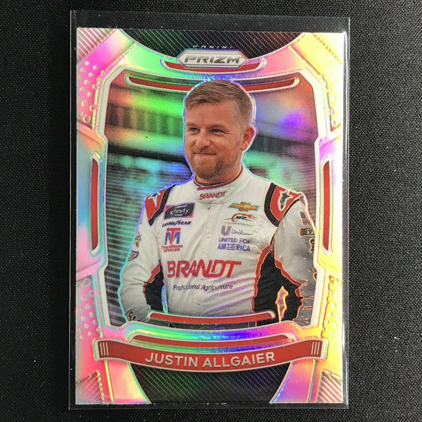 2021 Prizm Racing JUSTIN ALLGAIER Silver Prizm #48