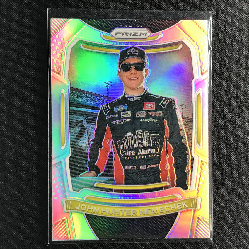 2021 Prizm Racing JOHN HUNTER NEMECHEK Silver Prizm #53