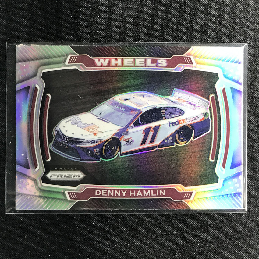 2021 Prizm Racing DENNY HAMLIN Wheels Silver Prizm #65