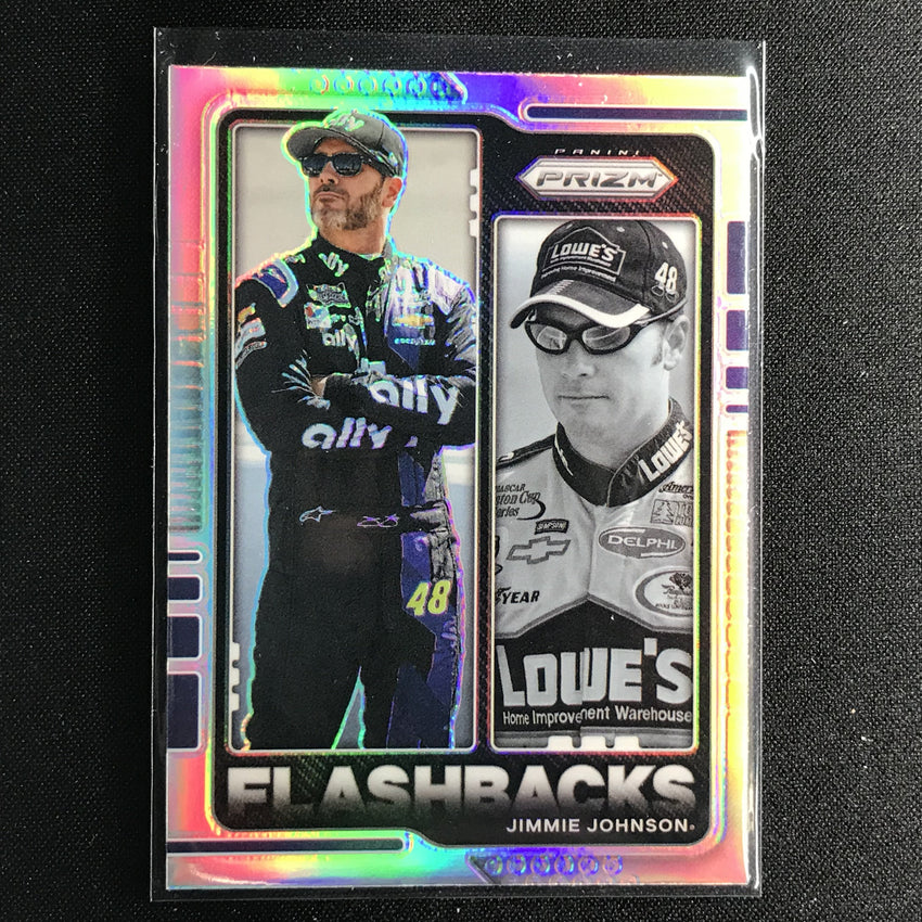 2021 Prizm Racing JIMMIE JOHNSON Flashbacks Silver Prizm #71