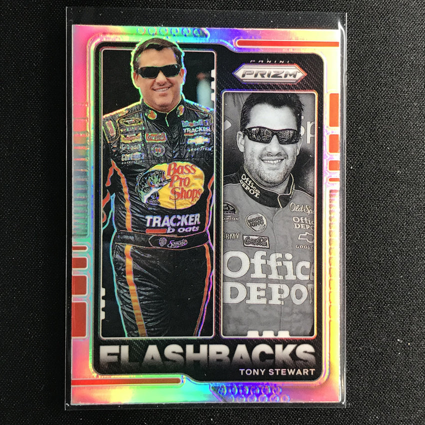 2021 Prizm Racing TONY STEWART Flashbacks Silver Prizm #80