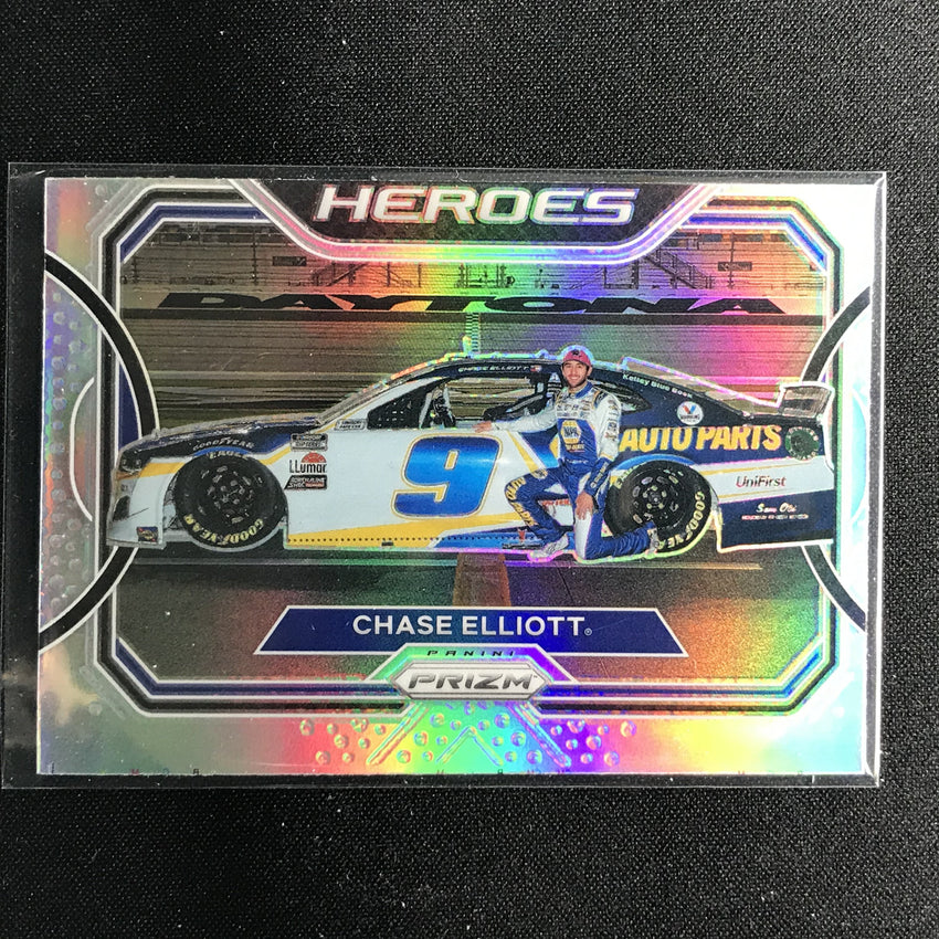 2021 Prizm Racing CHASE ELLIOTT Heroes Silver Prizm #7