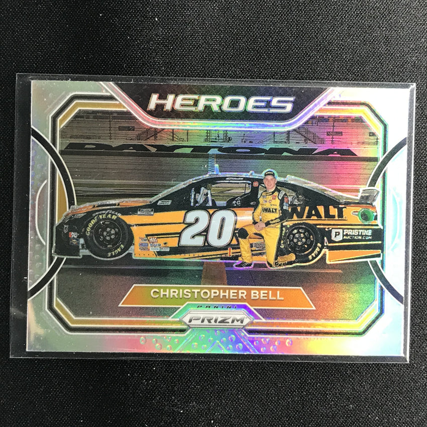 2021 Prizm Racing CHRISTOPHER BELL Heroes Silver Prizm #15