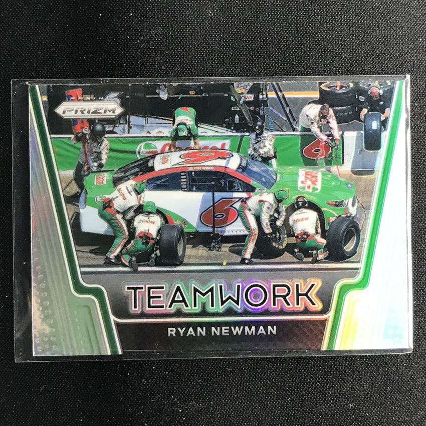 2021 Prizm Racing RYAN NEWMAN Teamwork Silver Prizm #14