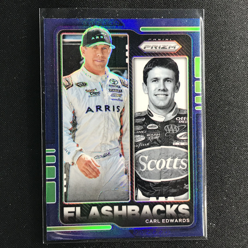 2021 Prizm Racing CARL EDWARDS Flashbacks Blue #75