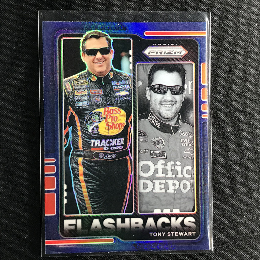 2021 Prizm Racing TONY STEWART Flashbacks Blue #80