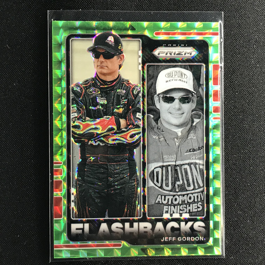 2021 Prizm Racing JEFF GORDON Flashbacks Green Reactive #76