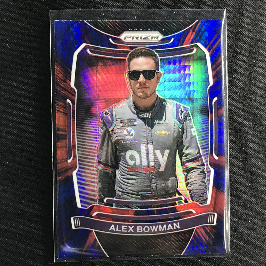 2021 Prizm Racing Alex Bowman Red And Blue Hyper No 5