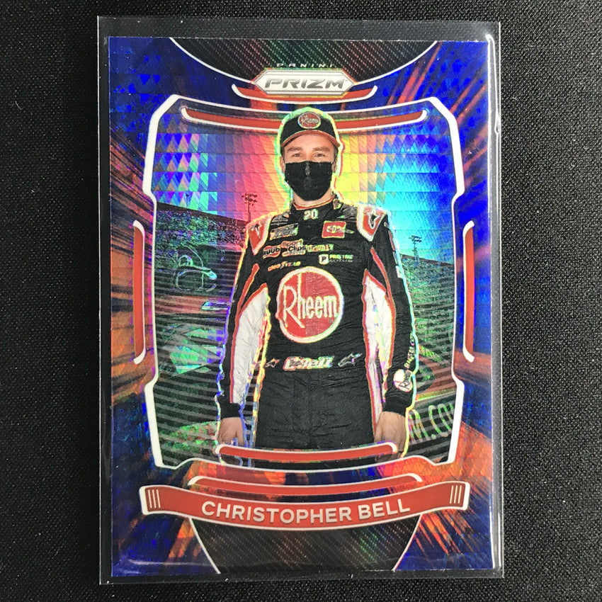 2021 Prizm Racing Christopher Bell Red And Blue Hyper No 8