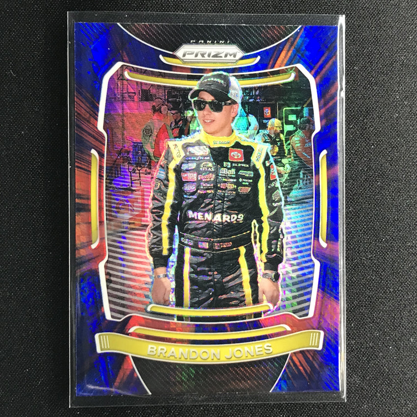 2021 Prizm Racing Brandon Jones Red And Blue Hyper No 13
