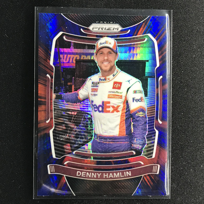 2021 Prizm Racing Denny Hamlin Red And Blue Hyper No 15