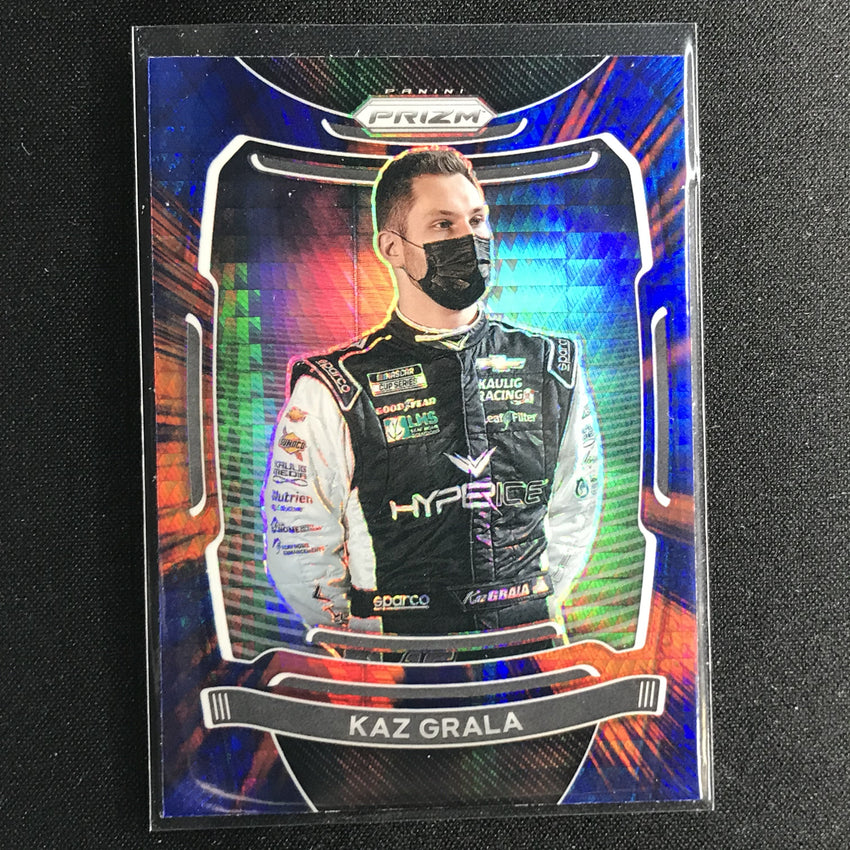 2021 Prizm Racing Kaz Grala Red And Blue Hyper No 29