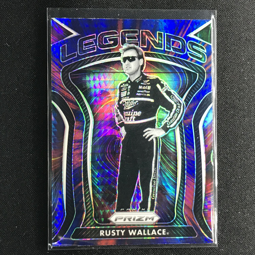2021 Prizm Racing Rusty Wallace Legends Red And Blue Hyper No 89