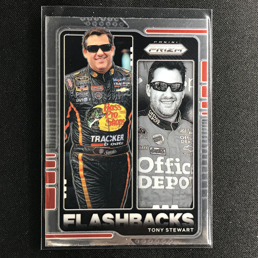 2021 Prizm Racing TONY STEWART Flashbacks Base #80