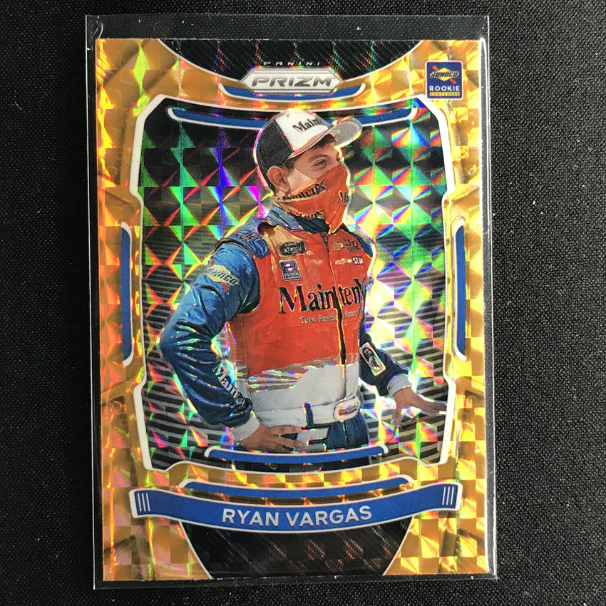 2021 Prizm Racing RYAN VARGAS Rookie Contender Orange Reactive #51