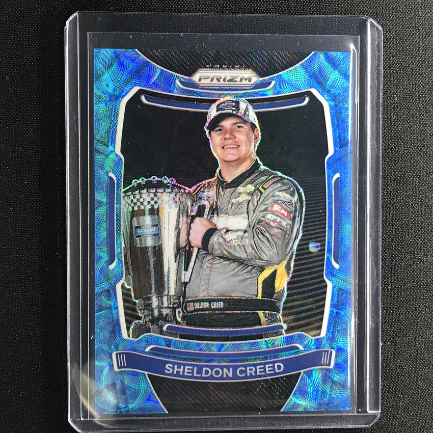 2021 Prizm Racing Sheldon Creed Variation Carolina Blue Scope 35/99