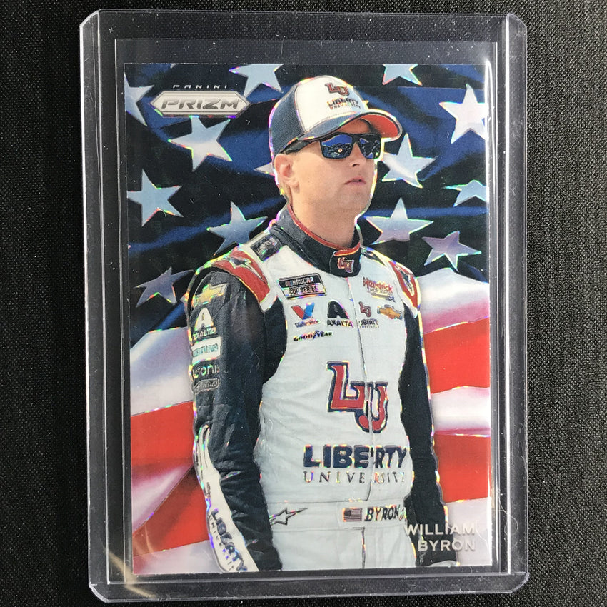 2021 Prizm Racing WILLIAM BYRON USA Flag SP #22