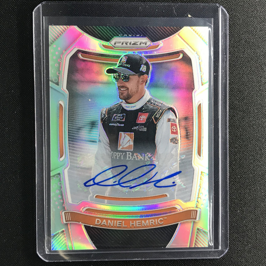 2021 Prizm Racing DANIEL HEMRIC Silver Prizm Signatures Auto #21