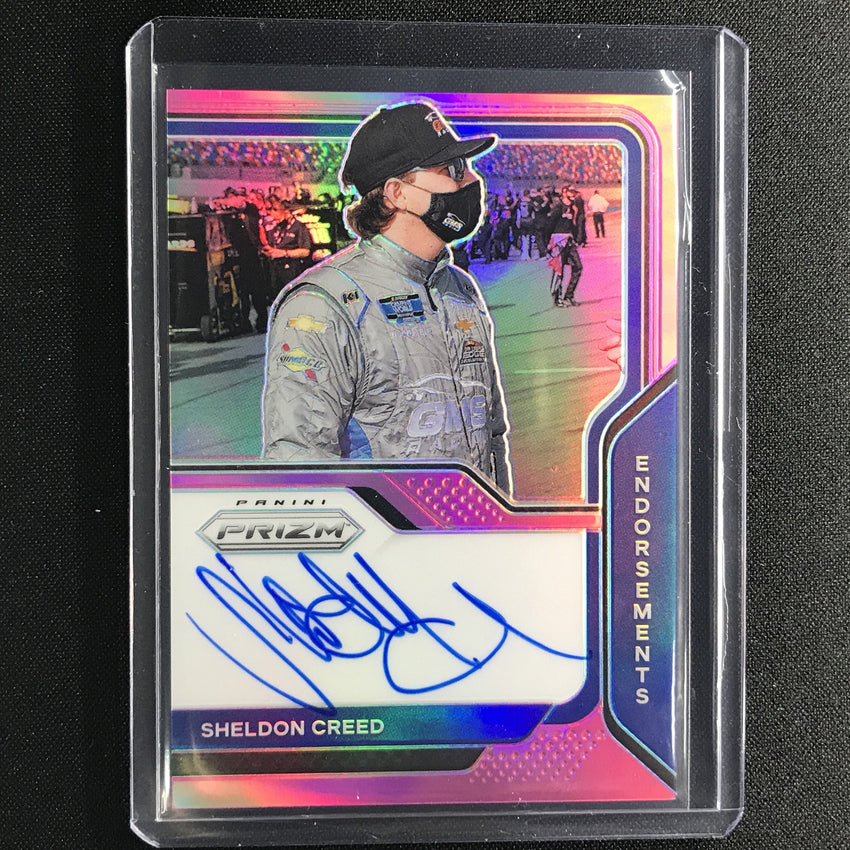2021 Prizm Racing Sheldon Creed Endoresments Auto Pink 24/50