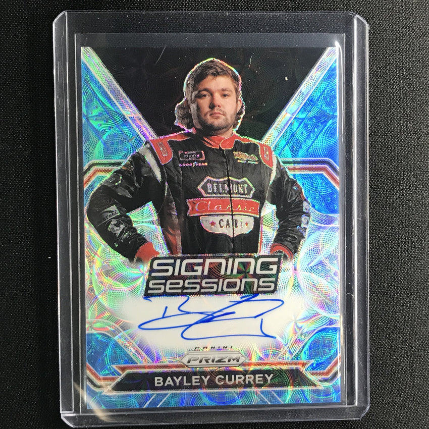 2021 Prizm Racing Bayley Currey Signing Sessions Auto Carolina Blue Scope 35/75