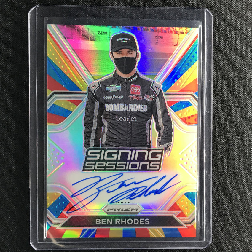 2021 Prizm Racing Ben Rhodes Signing Sessions Auto Rainbow 10/24