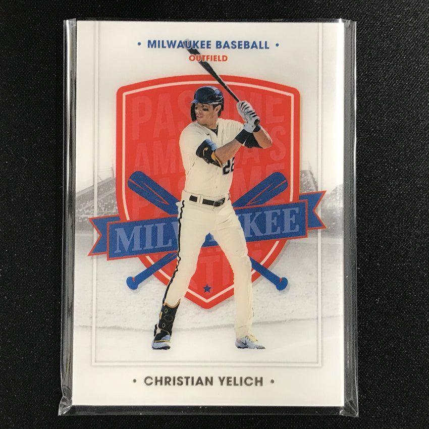 2021 Chronicles Christian Yelich Americas Pastime Base No 60