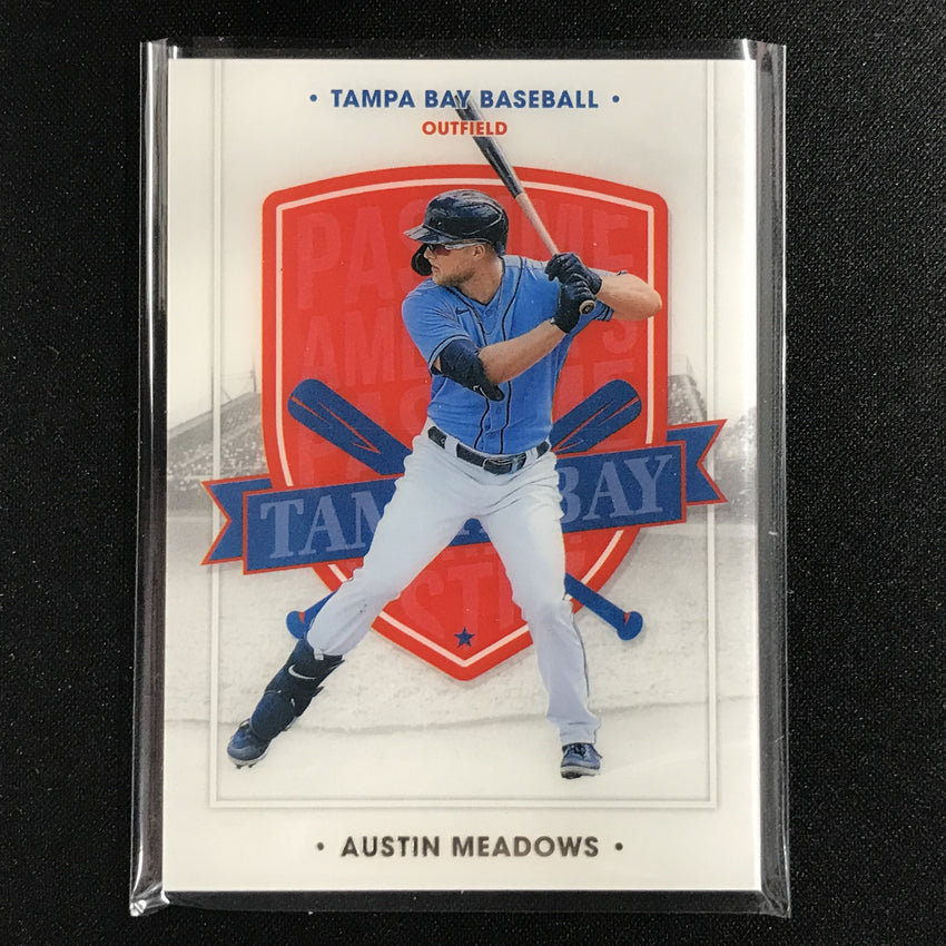 2021 Chronicles Austin Meadows Americas Pastime Base No 68