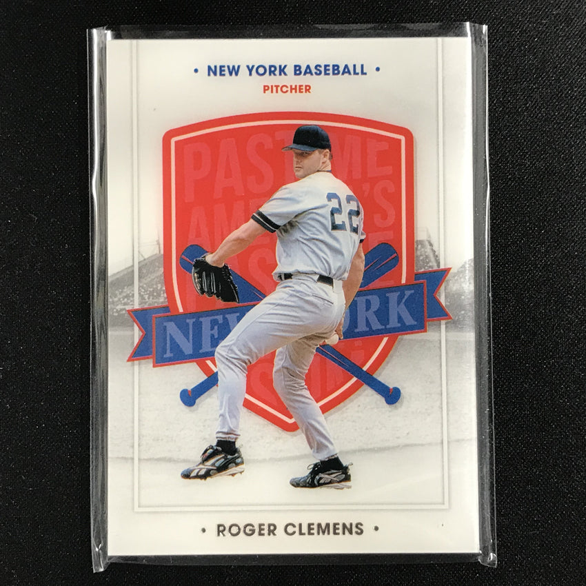 2021 Chronicles Roger Clemens Americas Pastime Base No 99
