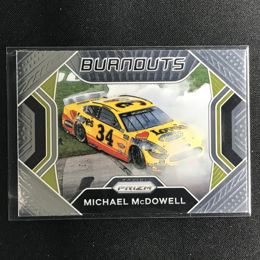 2021 Prizm Racing Michael Mcdowell Burnouts Base No 5