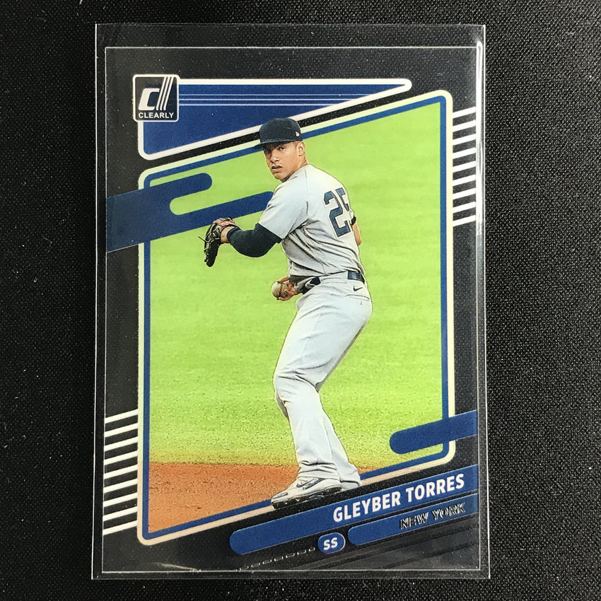 2021 Chronicles GLEYBOR TORRES Clearly Donruss Base #10