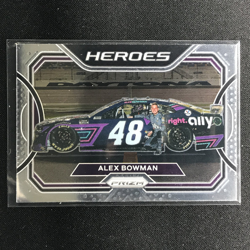 2021 Prizm Racing ALEX BOWMAN Heroes Base #4