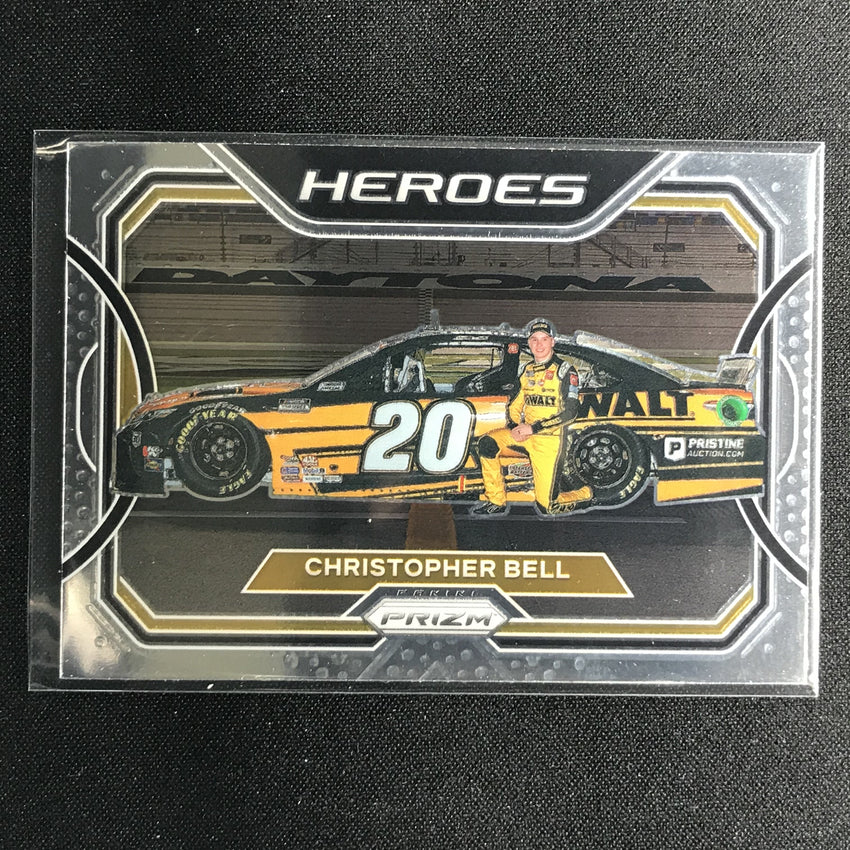 2021 Prizm Racing CHRISTOPHER BELL Heroes Base #15