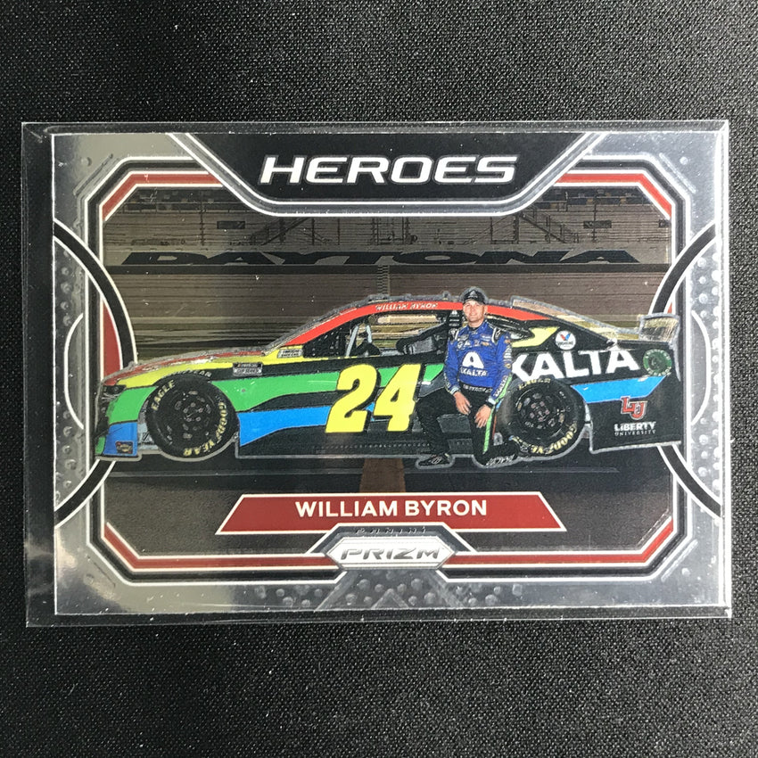 2021 Prizm Racing WILLIAM BYRON Heroes Base #18