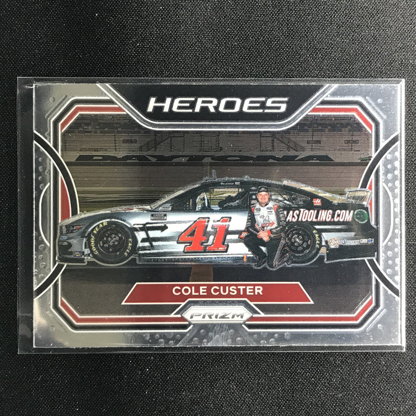 2021 Prizm Racing COLE CUSTER Heroes Base #20