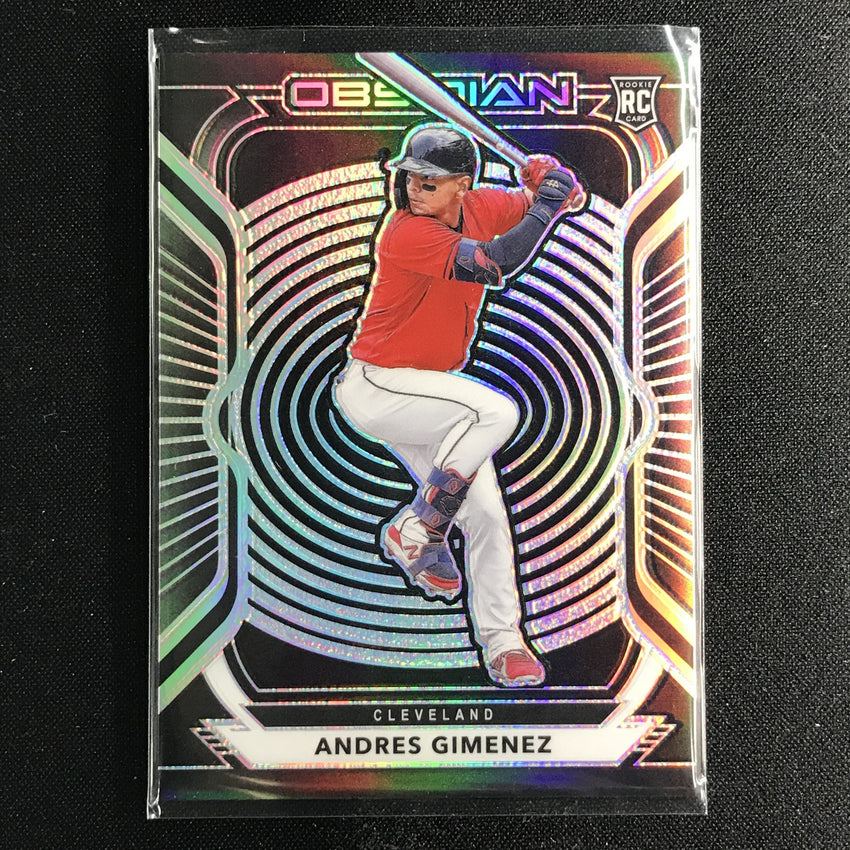 2021 Chronicles Andres Gimenez Obsidian Rookie Base No 27
