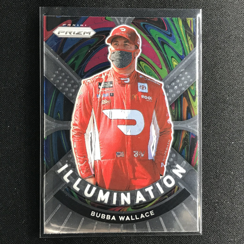 2021 Prizm Racing BUBBA WALLACE Illumination Base #9