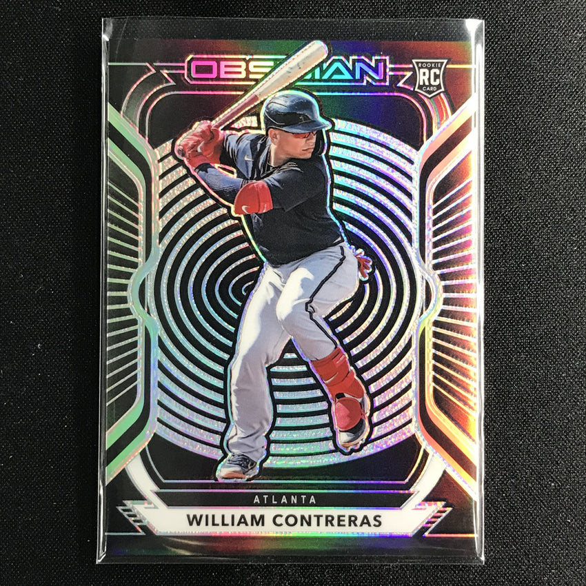 2021 Chronicles WILLIAM CONTRERAS Obsidian Rookie Base #48