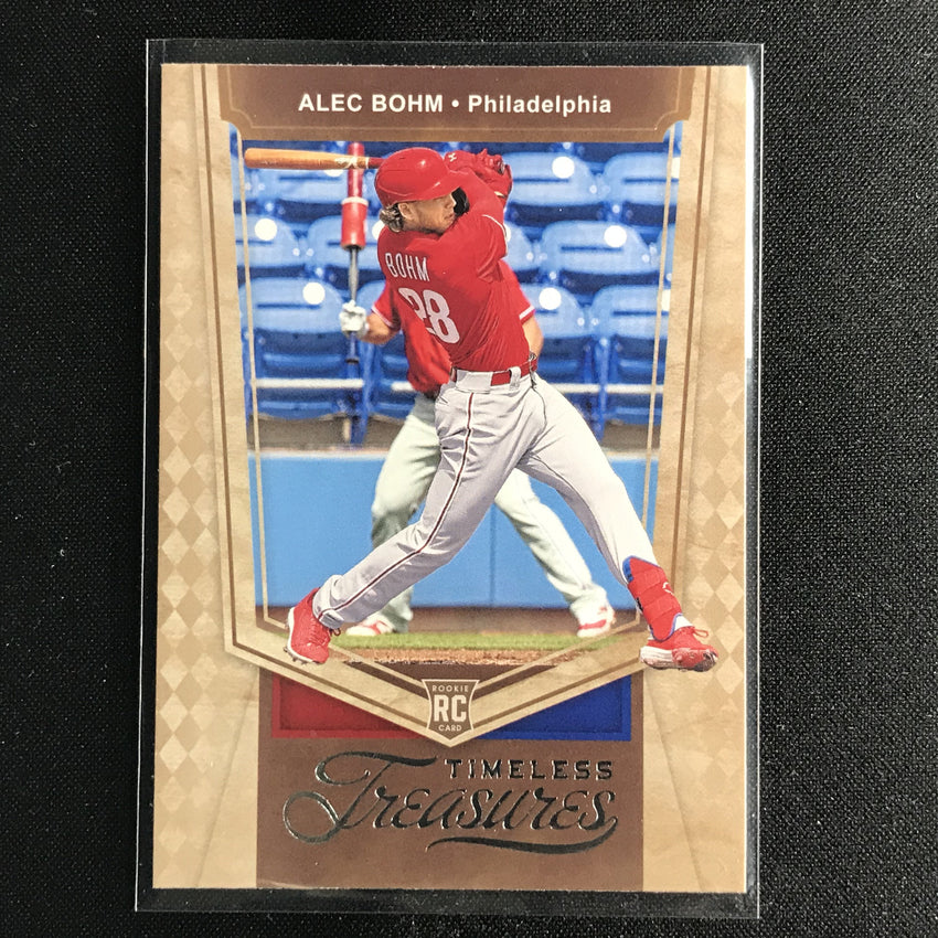 2021 Chronicles Alec Bohm Timeless Treasures Rookie Base No 14