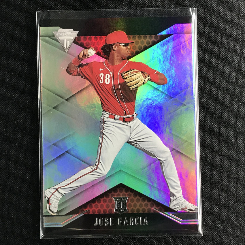 2021 Chronicles JOSE GARCIA Titanium Rookie Base #5